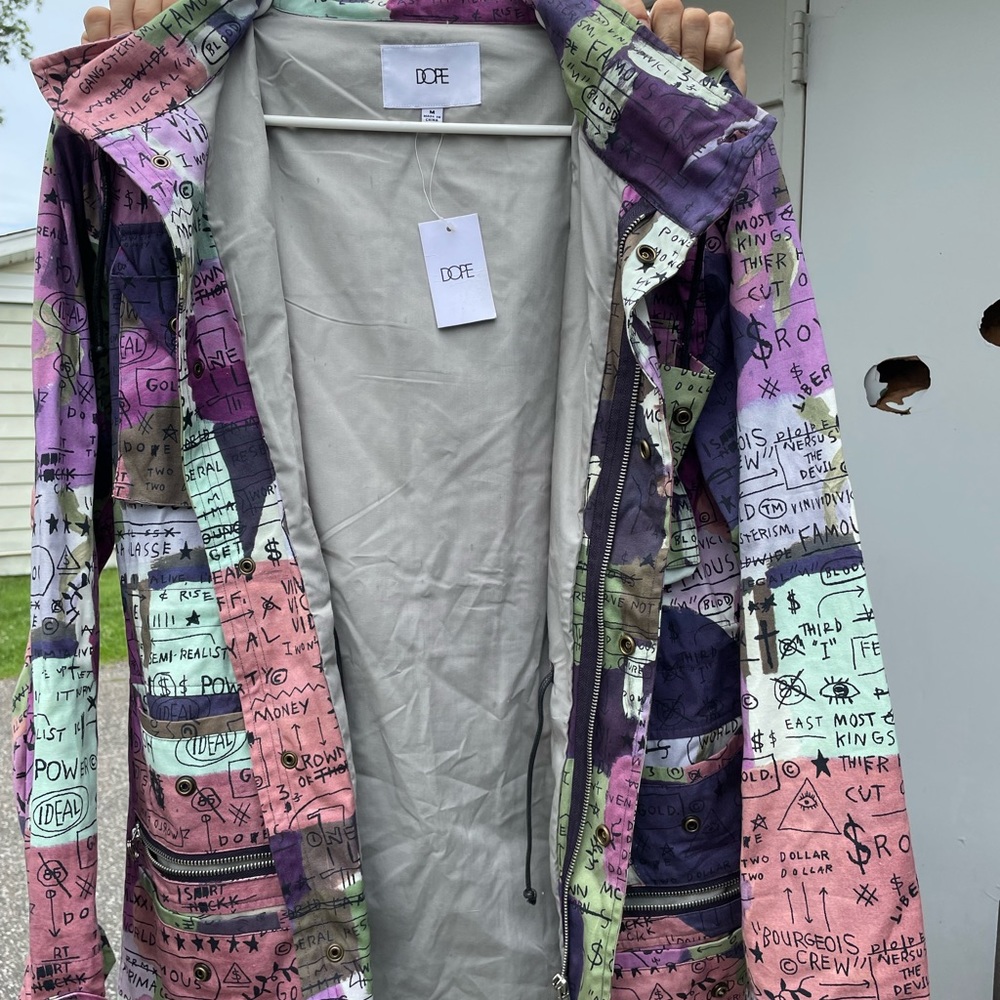 Mens multi pattern jacket